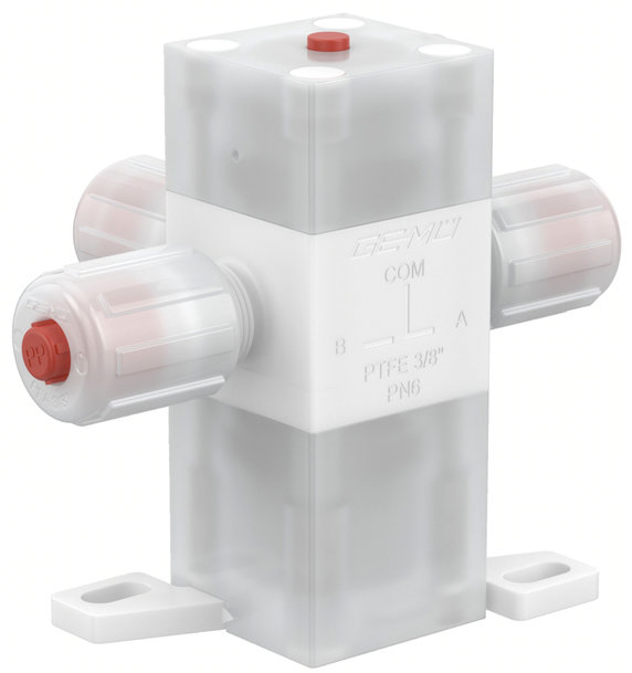 ERSTES GEMÜ HIGH PURITY 3/2-WEGE MEMBRANSITZVENTIL